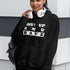 Shut Up And Rave Premium Techno Hoodie in schwarz